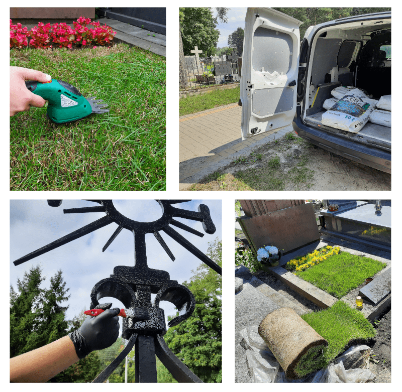 Firma sprzątająca groby