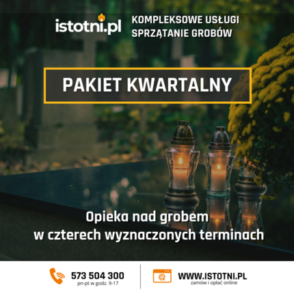 Pakiet kwartalny opieki nad grobem